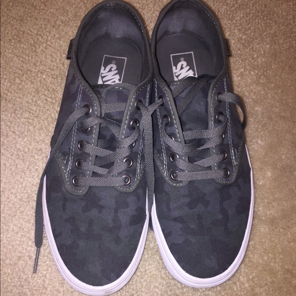 Camo Canvas Vans
